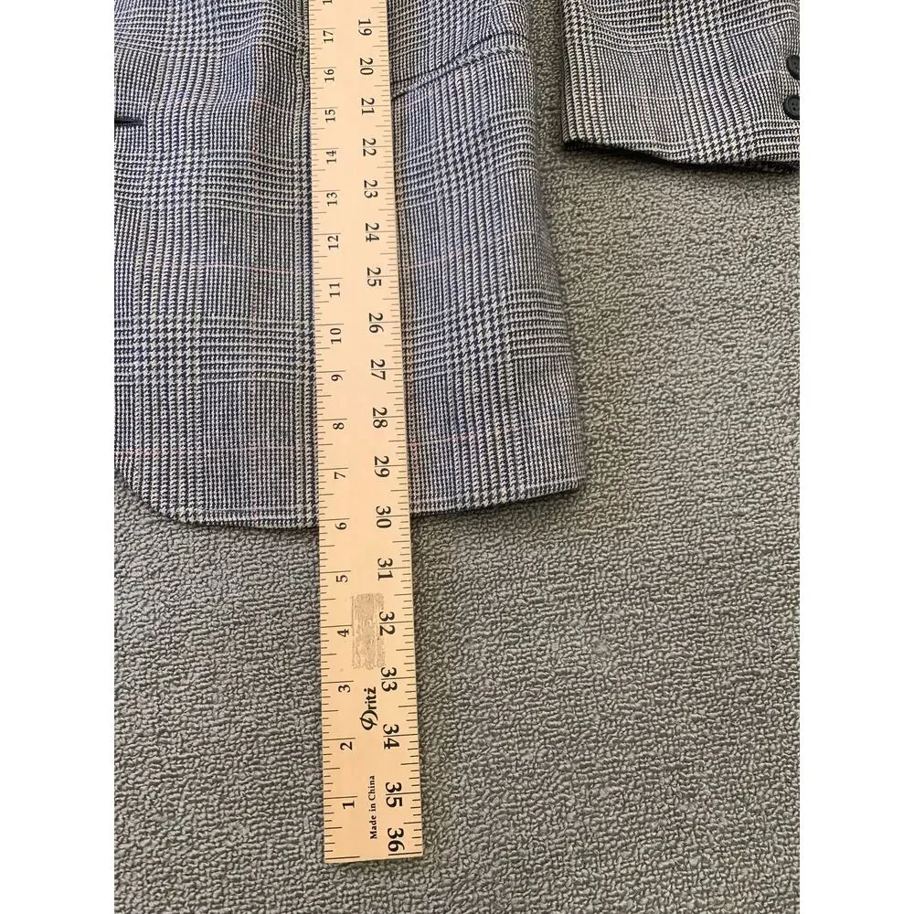 Vintage‎ Brooks Brothers 346 Men's 42R Beige Plaid Wool Sport Coat Blazer